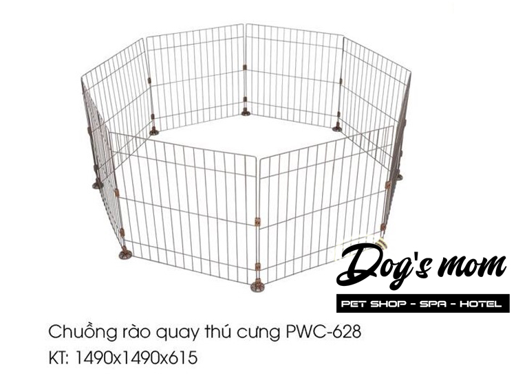 Chuồng Rào Quay Thú Cưng PWC-628