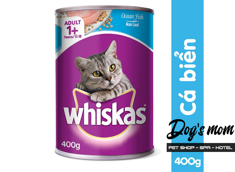 Pate hộp Whiskas vị Cá Biển 400g