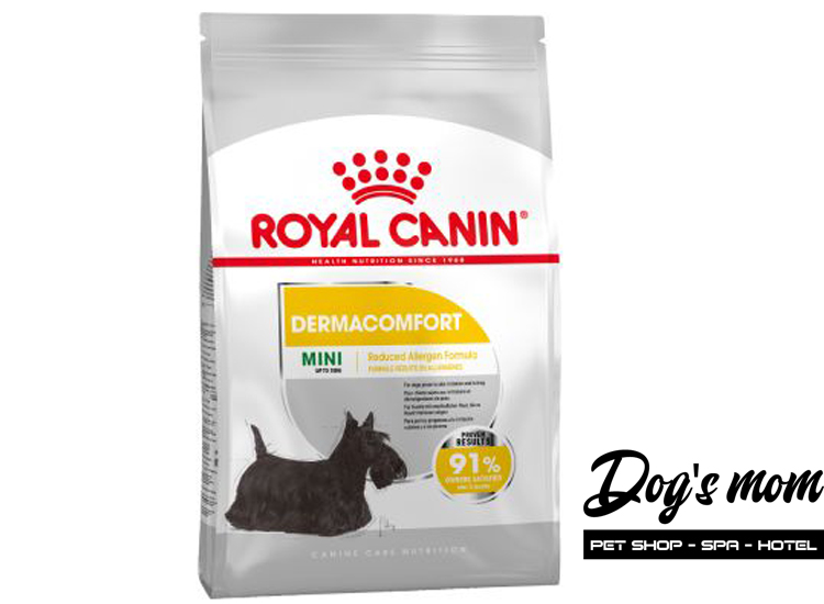 Thức ăn khô dạng Hạt cho Chó Royal Canin Mini Dermacomfort 3kg