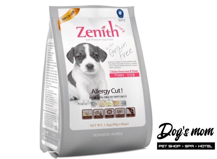 Thức ăn hạt mềm Zenith Puppy vị Gà 1,2kg