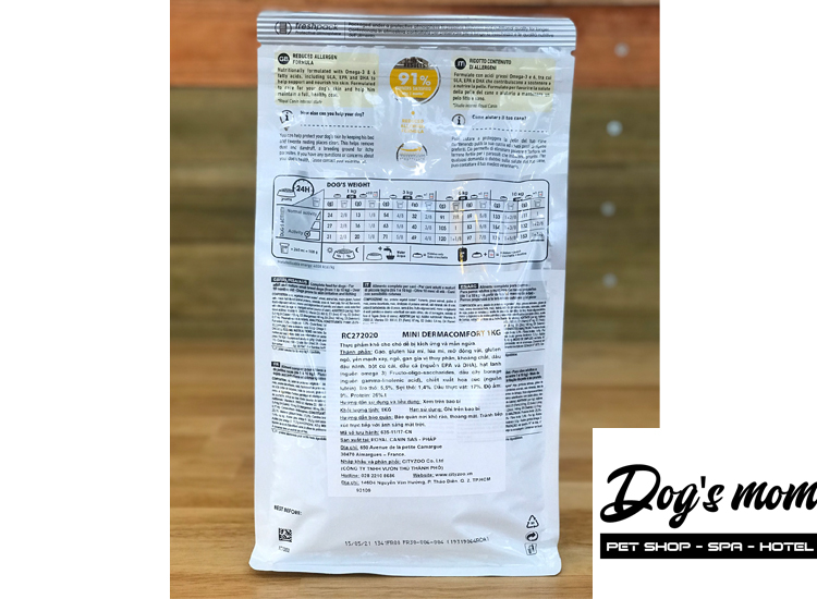 Thức ăn RC Mini Dermacomfort 1kg