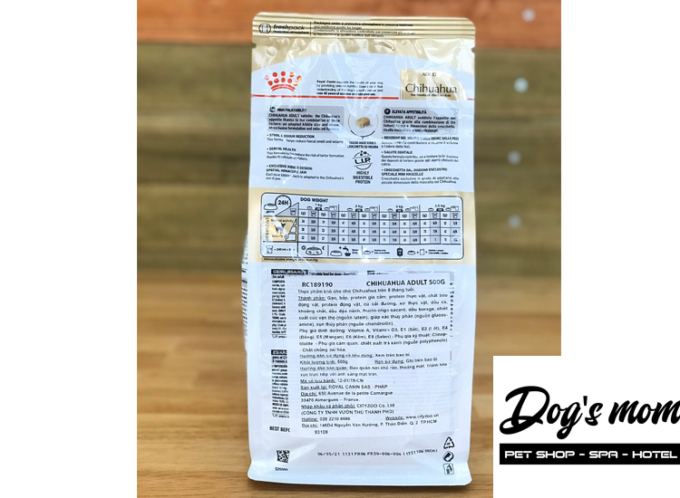 Thức ăn RC Chihuahua Adult 500g