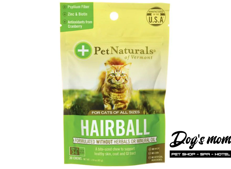 Viên Nhai chống búi lông cho Mèo Hairball Pet Naturals 