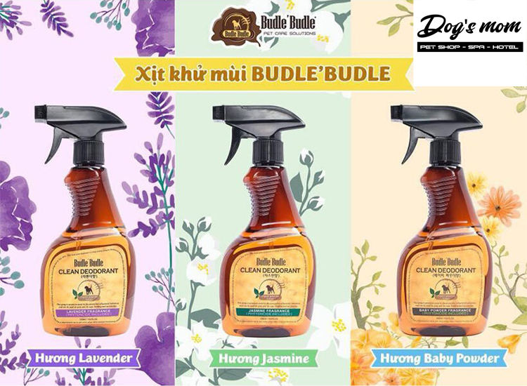 Xịt Khử Mùi Môi Trường Budle Clean Deodorant 530ml