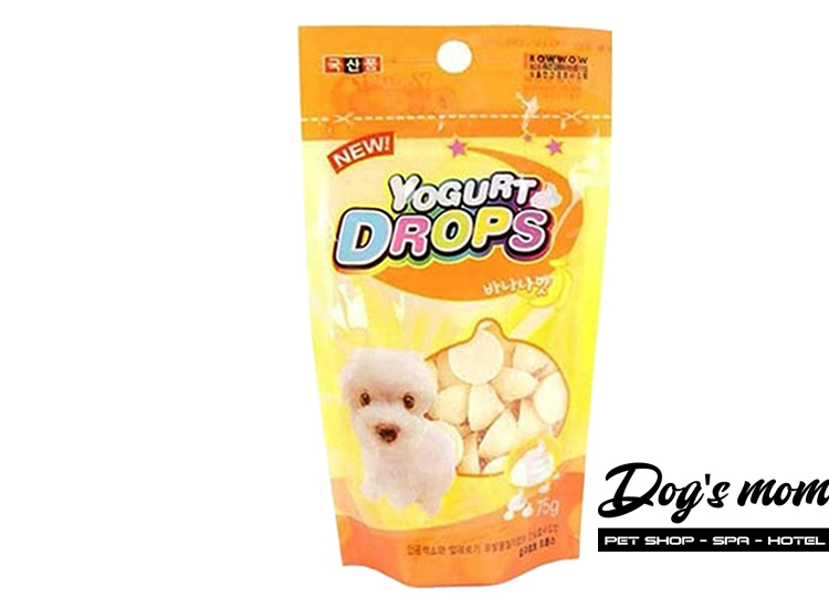 Bow Wow Yogurt Drops Banana vị Sữa Chua Chuối 75g