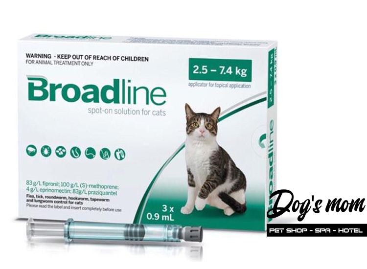 Nhỏ Gáy Broadline for Cat 2,5kg đến 7,5kg trị Nội , Ngoại ký sinh trùng