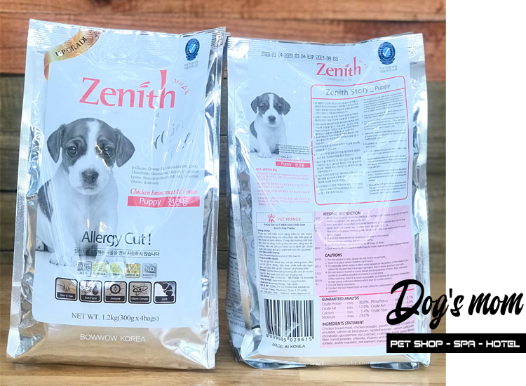 Thức ăn hạt mềm Zenith Puppy vị Gà 1,2kg