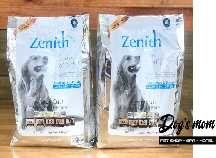 Thức ăn hạt mềm Zenith Large Breed Vị Cừu 1,2kg