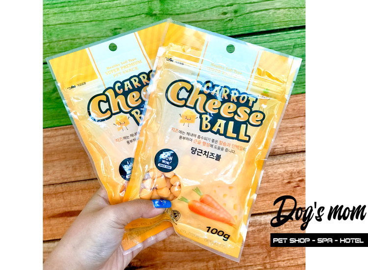 Bow Wow Carrot Cheese Ball vị Cà Rốt Phô Mai 100g