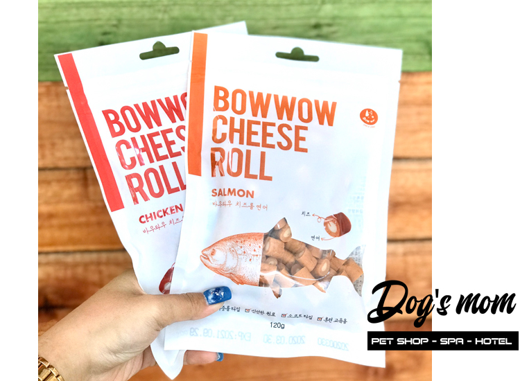 Bow Wow Cheese Roll Salmon vị Cá Phô Mai 120g