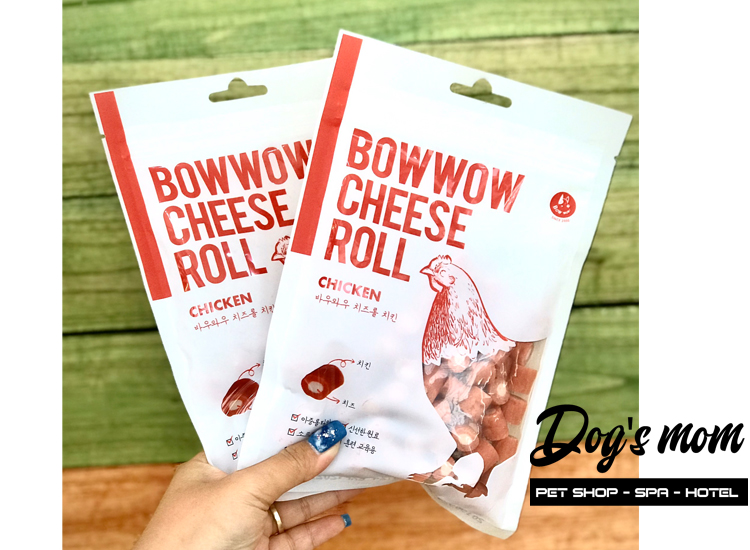 Bow Wow Cheese Roll Chicken vị gà Phô Mai 120g