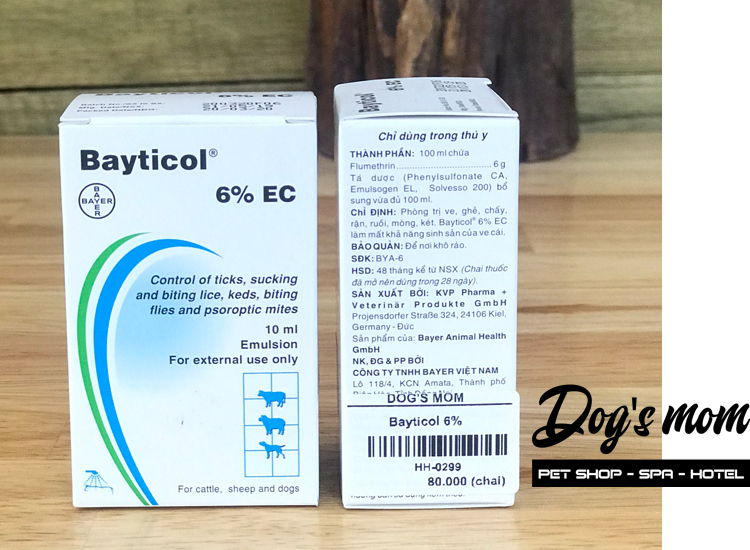 Thuốc Diệt Ve Môi Trường Bayticol 10ml