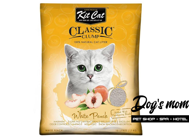 Cát Đất Sét Kitcat Classic Clump 10lít - Hương Đào