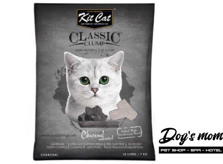 Cát Đất Sét Kitcat Classic Clump 10lít - Than Hoạt Tính