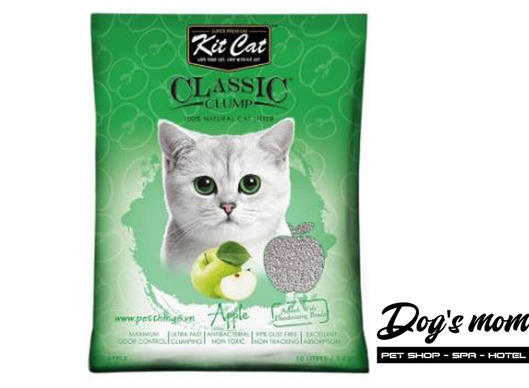 Cát Đất Sét Kitcat Classic Clump 10lít - Hương Táo