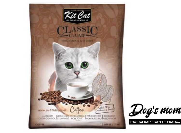 Cát Đất Sét Kitcat Classic Clump 10lít - Hương Cà Phê